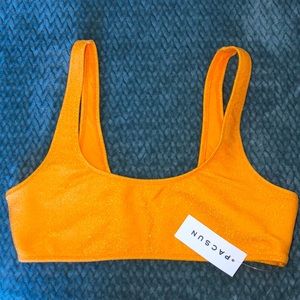 Pacsun Orange Swim Top